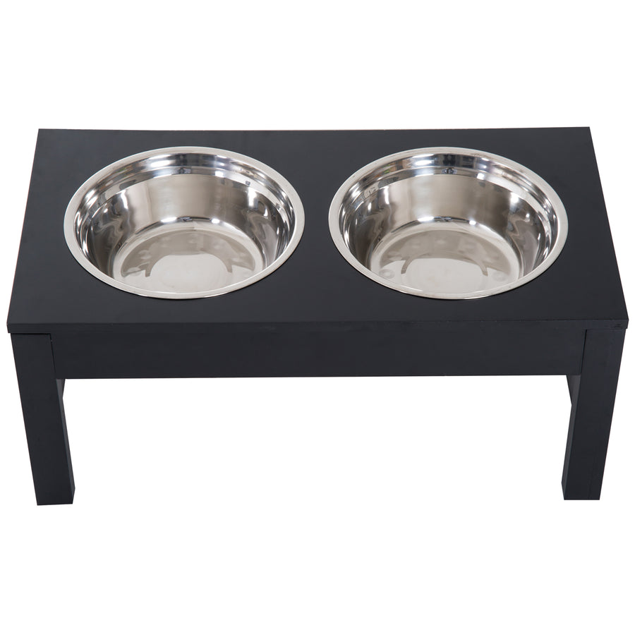 Orbly ElevateDine™ Modern Raised Dog Bowl Station — Wooden Elevated Feeder