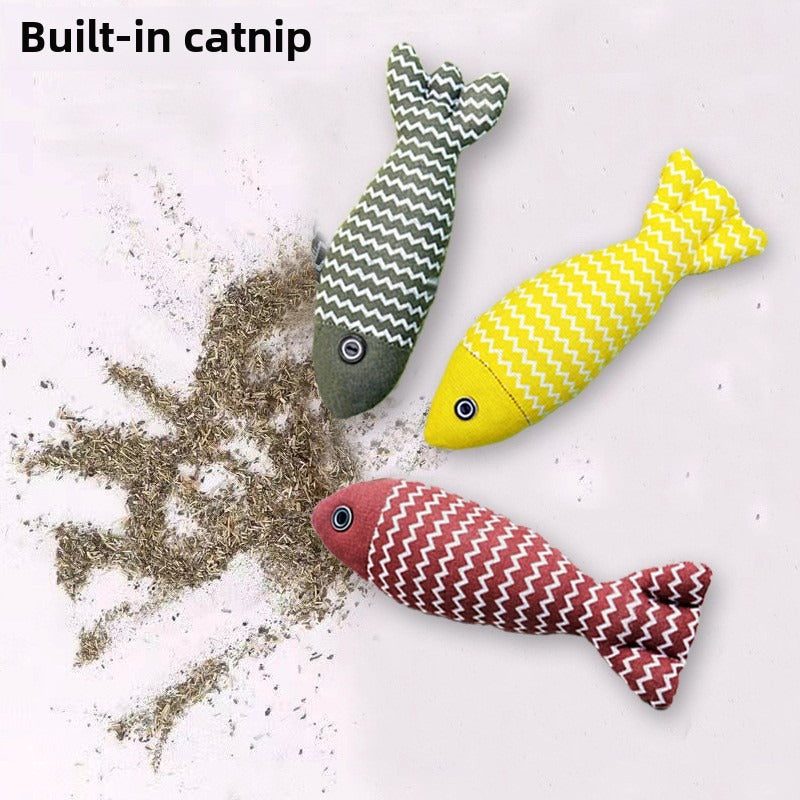 Orbly MintFin™ Catnip Fish Toy
