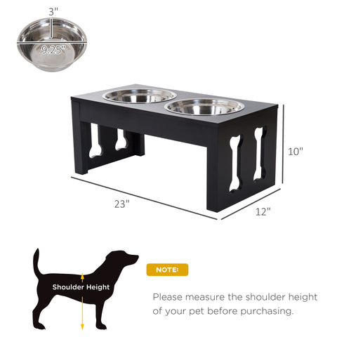 Orbly ElevateDine™ Modern Raised Dog Bowl Station — Wooden Elevated Feeder