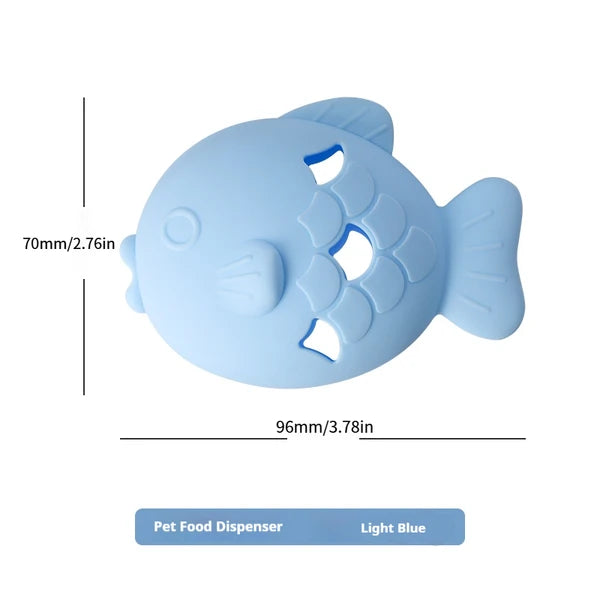 Orbly FishTreat Slow Feeder Toy - In Use