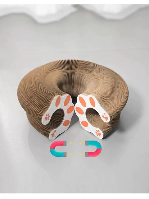Orbly CurlScratch™ Corrugated Cat Scratcher