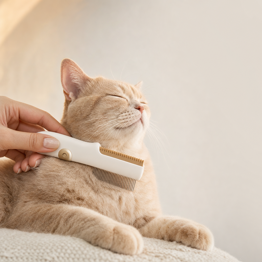 Orbly PurrComb story image — Safe and Gentle