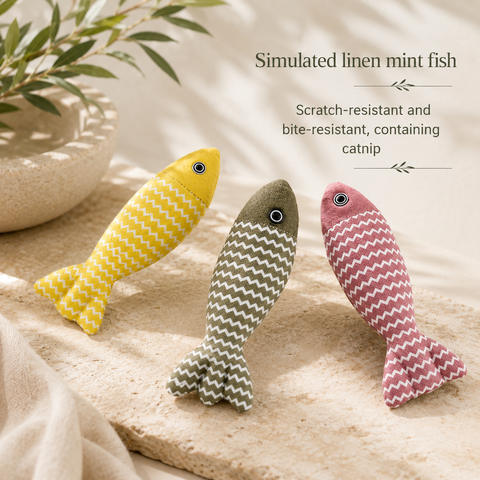 Orbly MintFin™ Catnip Fish Toy — image 1