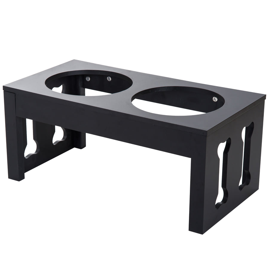 Orbly ElevateDine™ Modern Raised Dog Bowl Station — Wooden Elevated Feeder