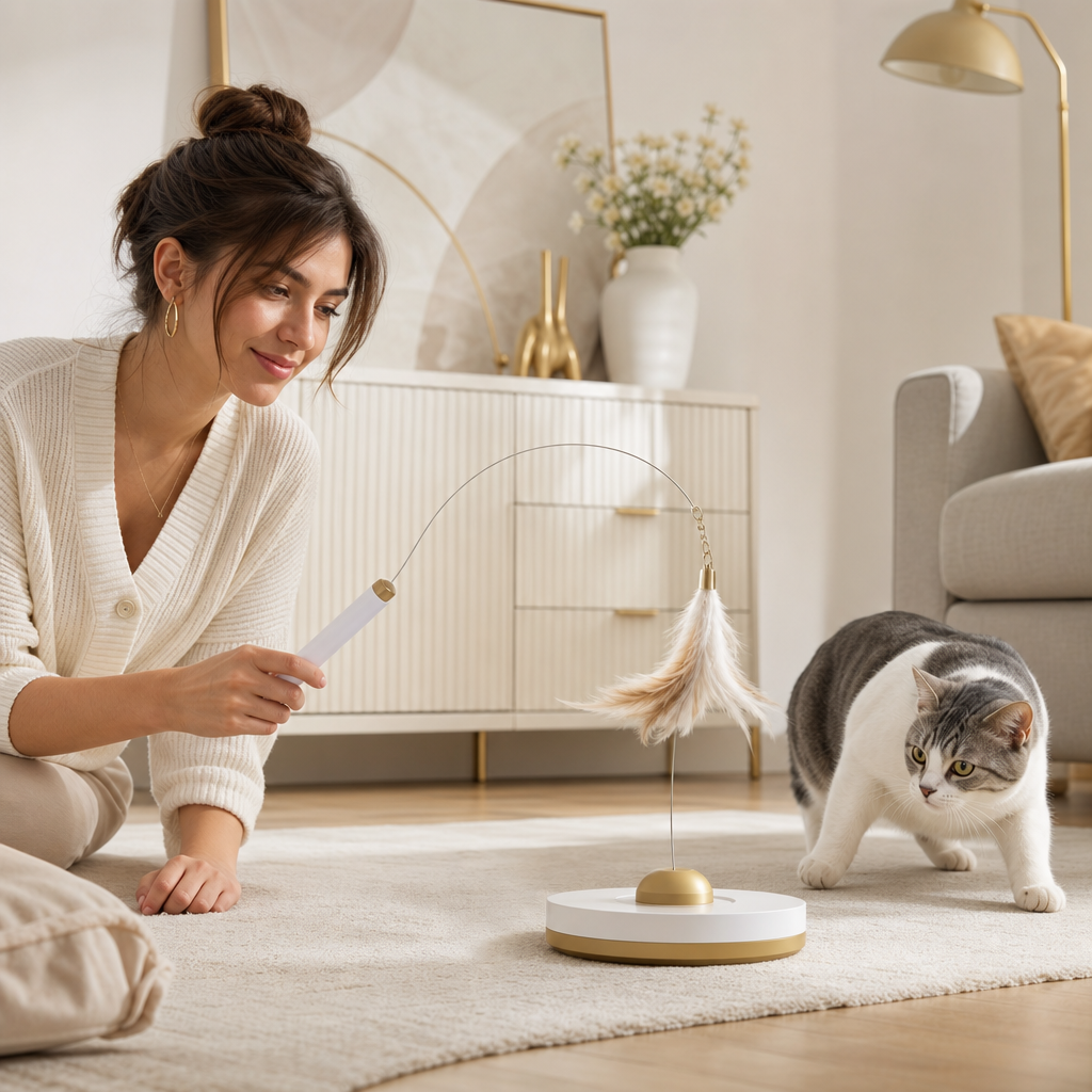 Orbly Birdie — Interactive Cat Entertainment Set — catnip reliable independent fun