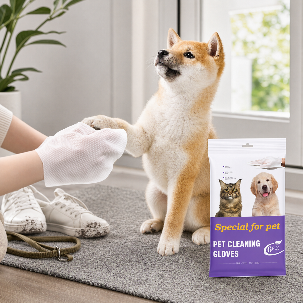Orbly CocoClean pet grooming wipes story image 1: Fresh paws in seconds