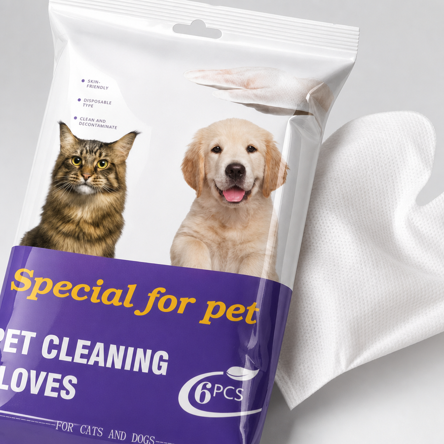 Orbly CocoClean pet grooming wipes — Detail Close-up