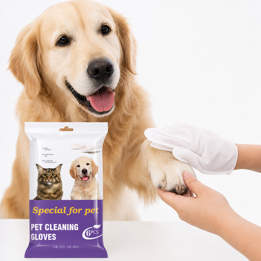 Orbly CocoClean pet grooming wipes — In-use Context