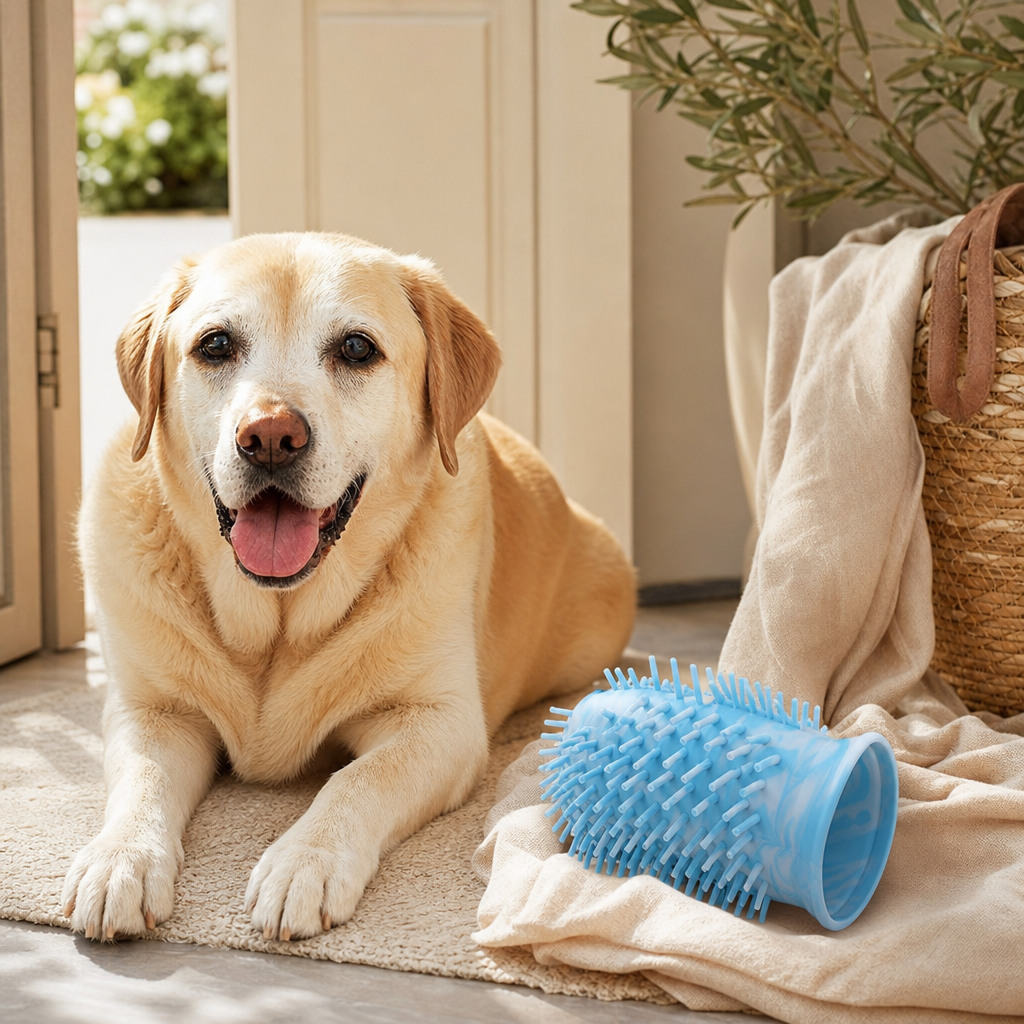 Orbly MudFree paw cleaner cup story image 4: Comfort For Your Pup