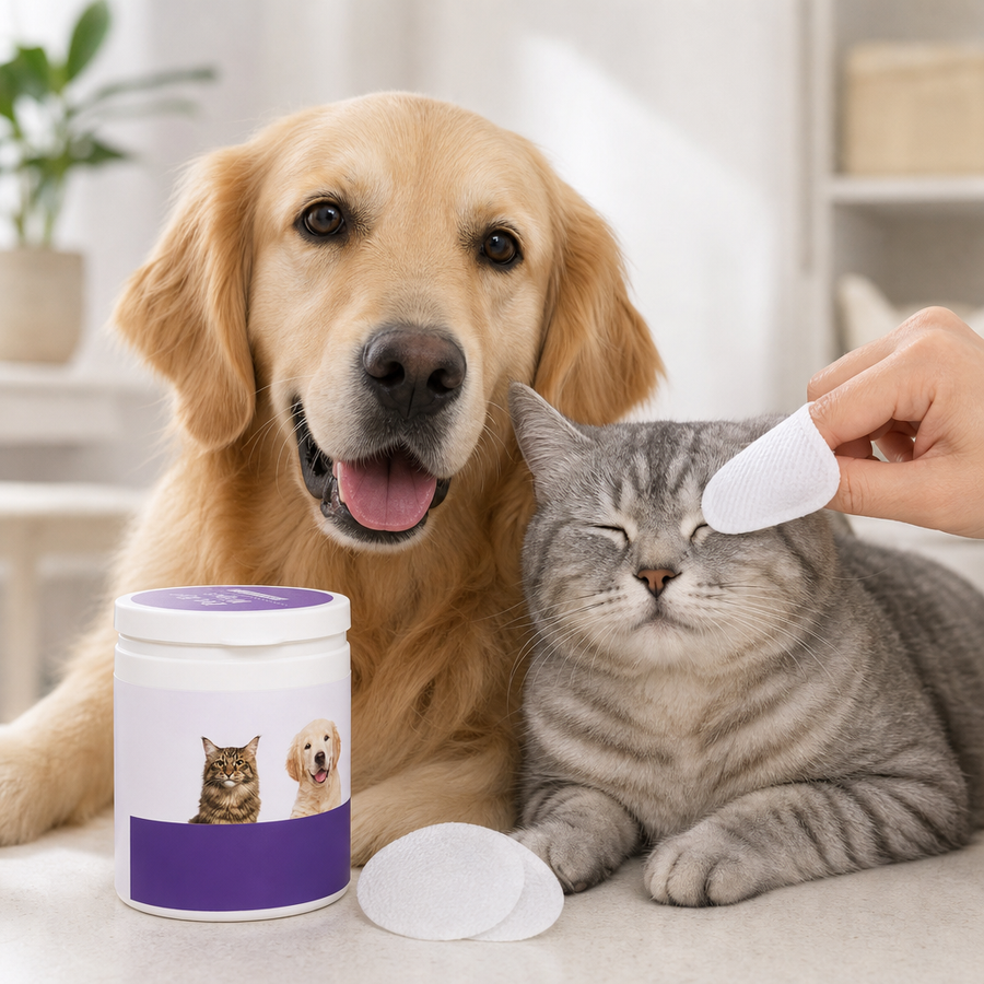 Orbly DentaWipe finger cleaning wipes - StoryBeat 4: dog and cat routine