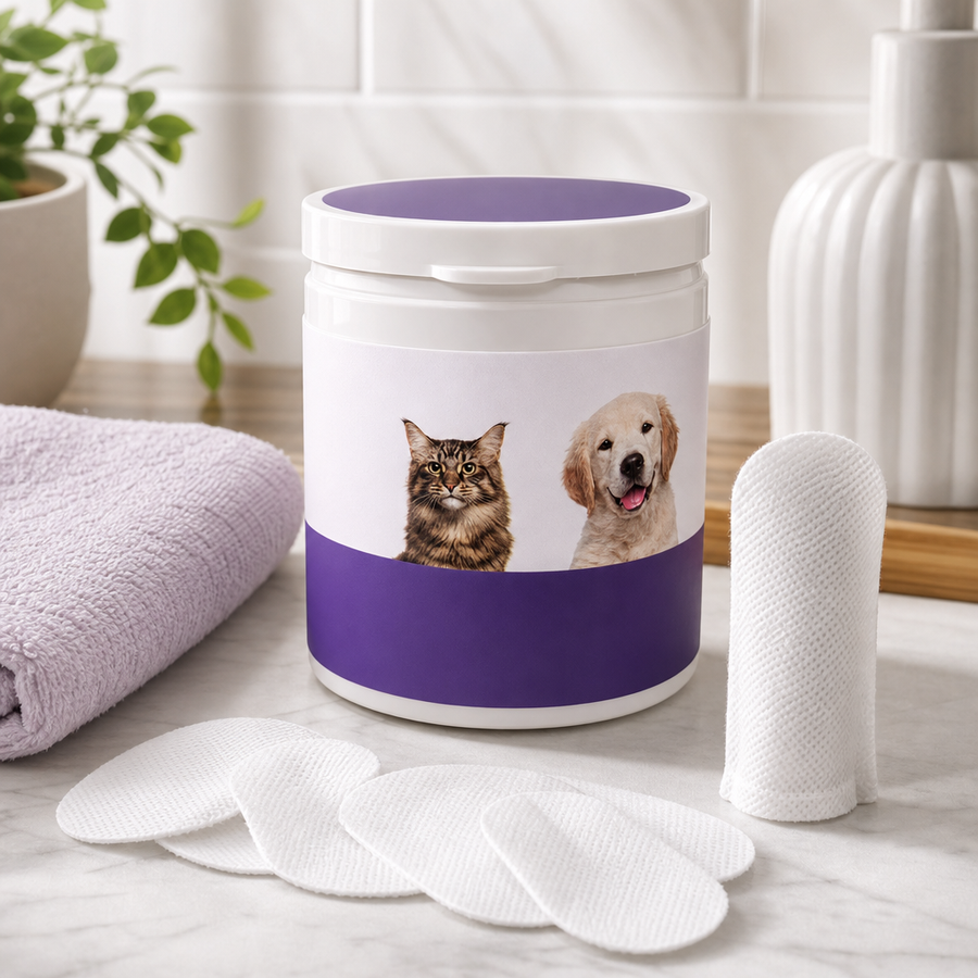 Orbly DentaWipe finger cleaning wipes - Scale/Lifestyle