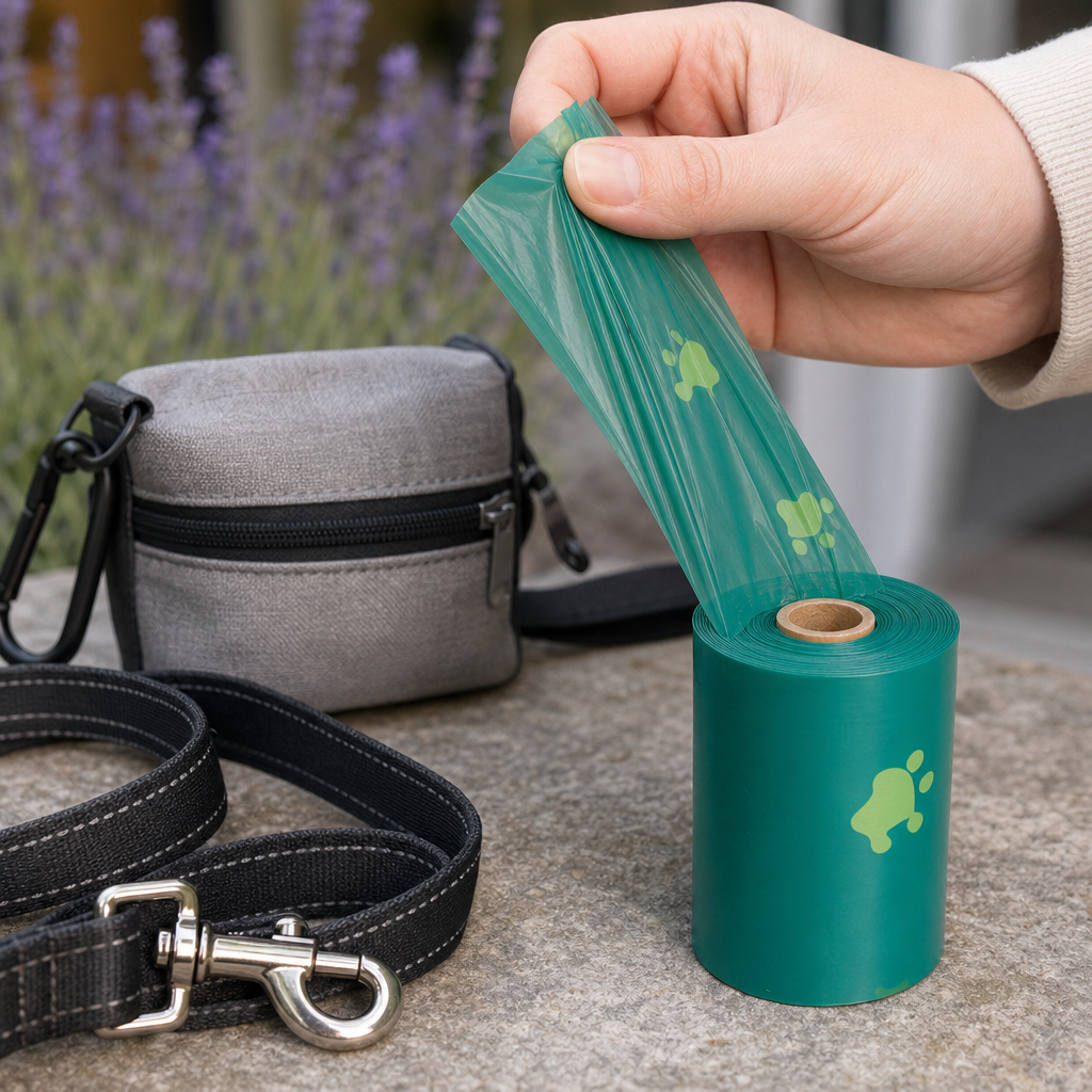 Orbly EarthBags Lavender Waste Bag Refills - Easy tear, easy carry