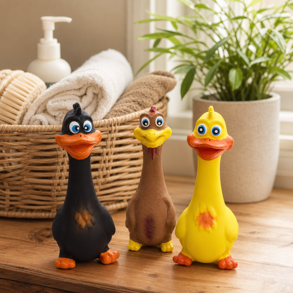 Orbly DuckBuddy™ Squeaky Latex Toy - SB4