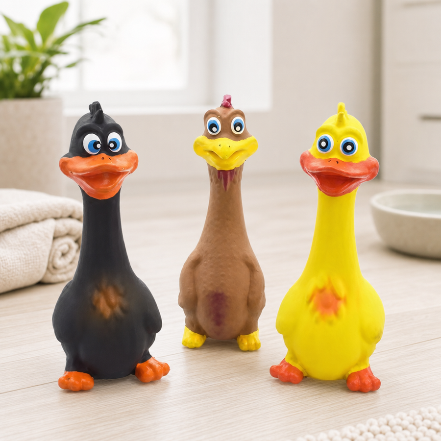 Orbly DuckBuddy™ Squeaky Latex Toy - SB3