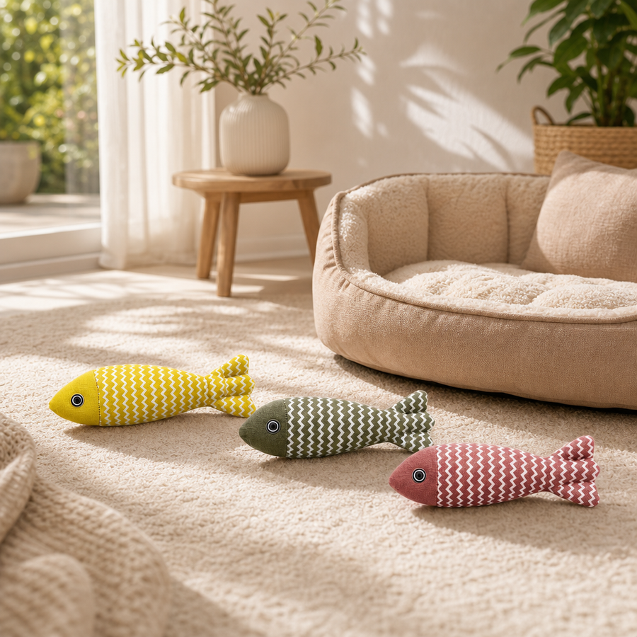 Pet Mint Fish Catnip Toy — All Ages - SB1