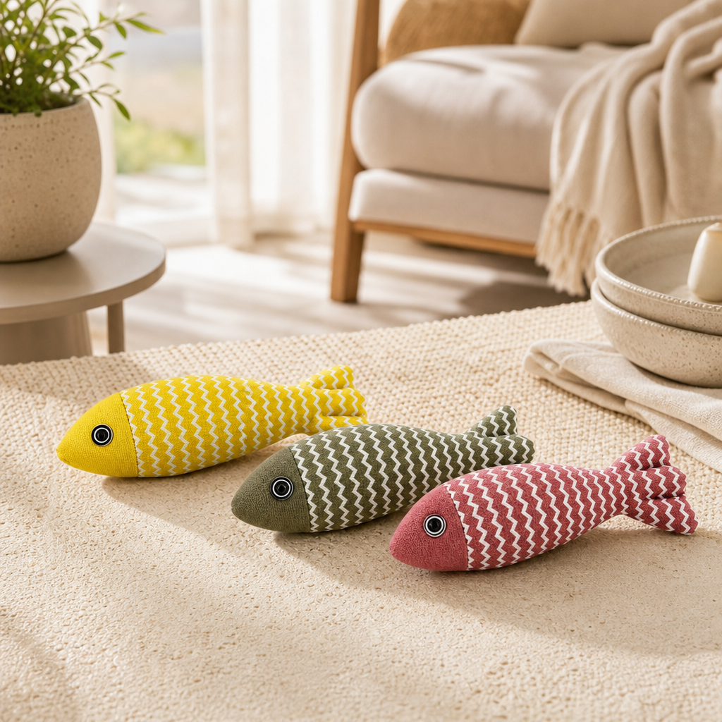 Pet Mint Fish Catnip Toy — All Ages - SB3