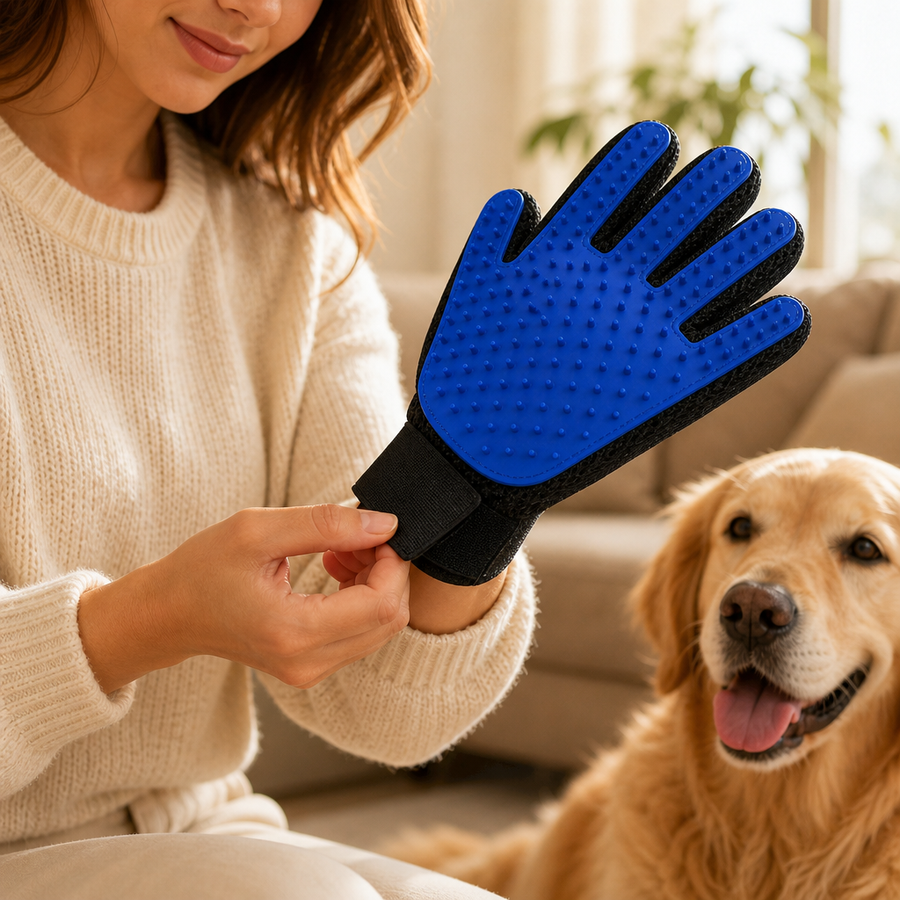 Orbly GentleGroom™ De-Shedding Gloves - SB2
