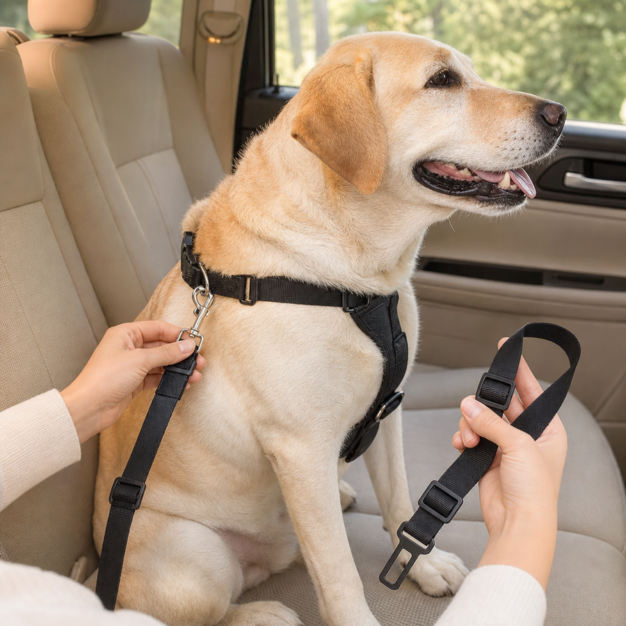 Orbly SafeRide™ Adjustable Dog Seat Belt (2-Pack) - SB2