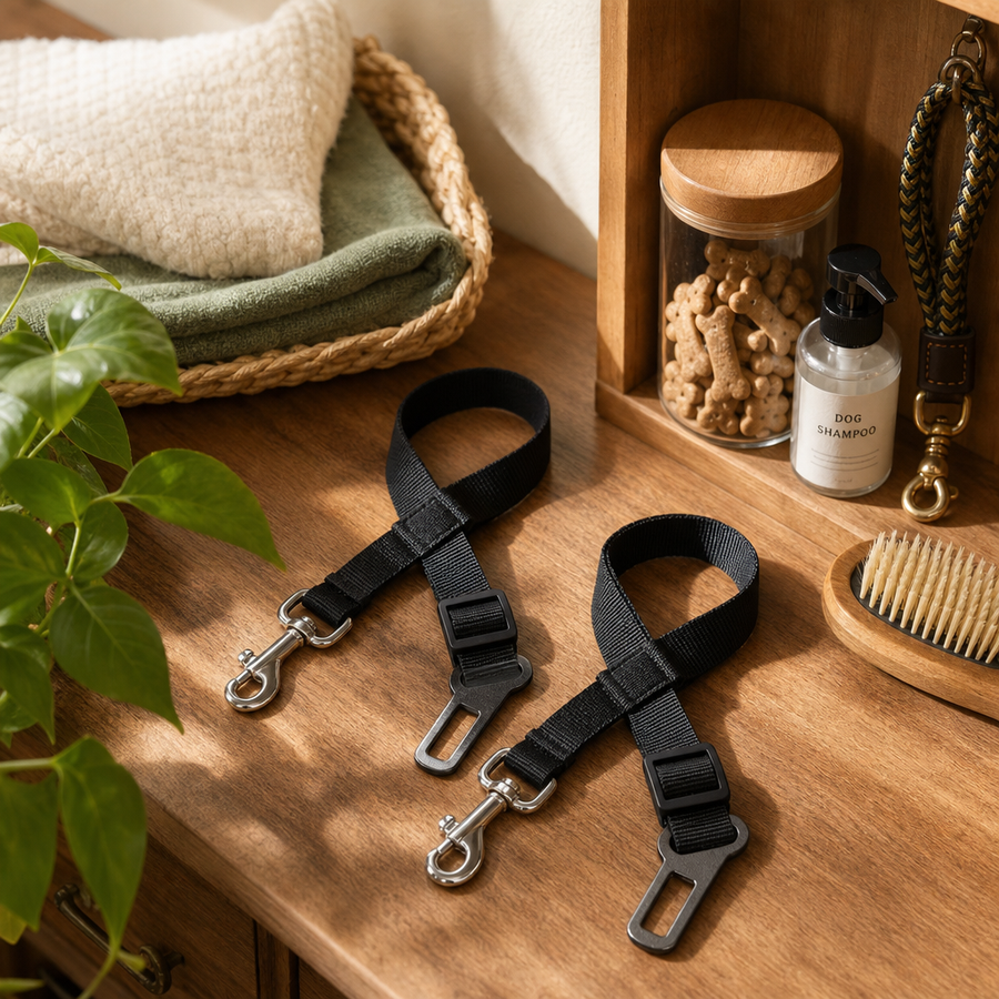 Orbly SafeRide™ Adjustable Dog Seat Belt (2-Pack) - SB4