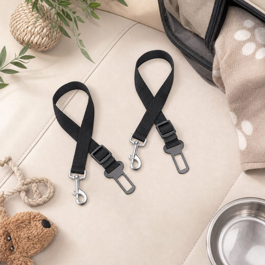 Orbly SafeRide™ Adjustable Dog Seat Belt (2-Pack) - G4