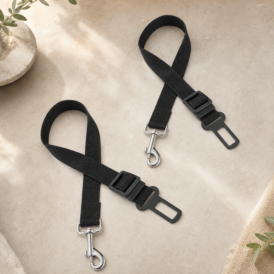 Orbly SafeRide™ Adjustable Dog Seat Belt (2-Pack) - G1