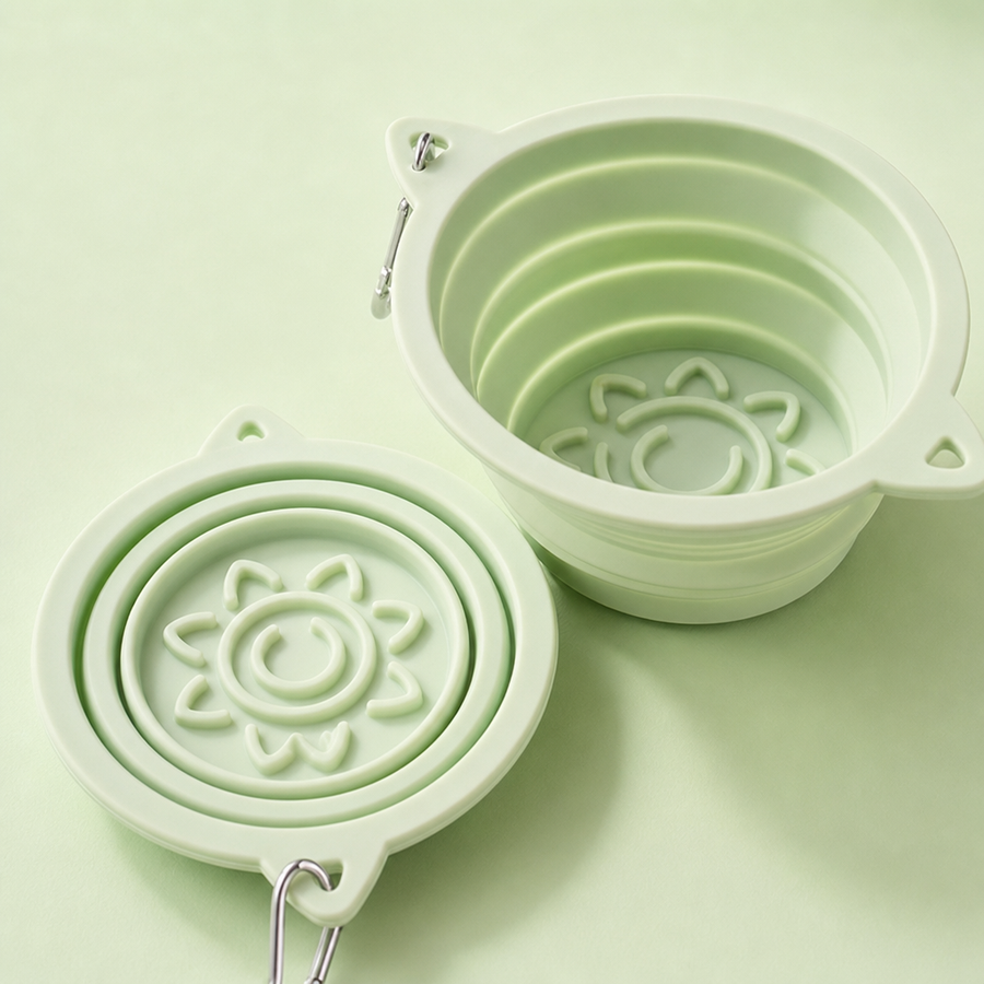 Orbly TravelBowl™ 3-in-1 Collapsible Feeder - G2