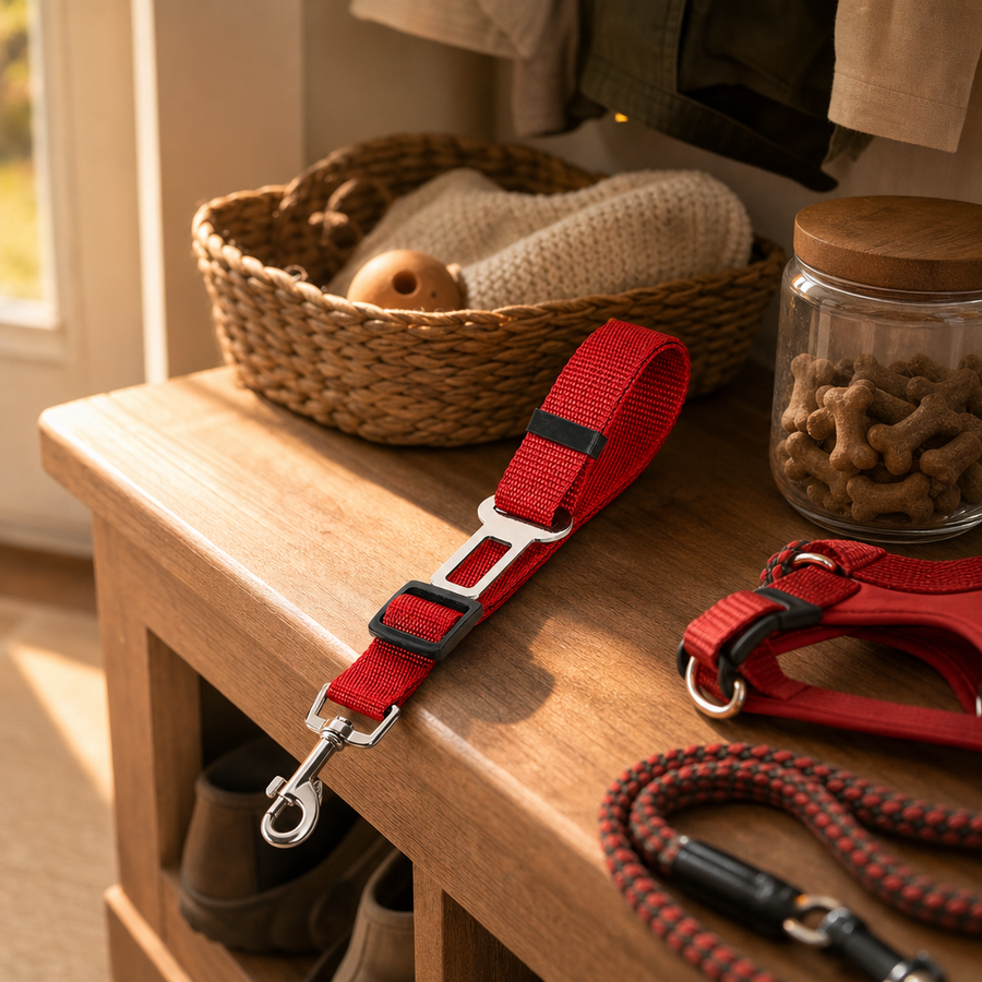 Orbly BeltSafe™ Adjustable Dog Car Safety Belt — Universal Seat Belt Restraint - SB4