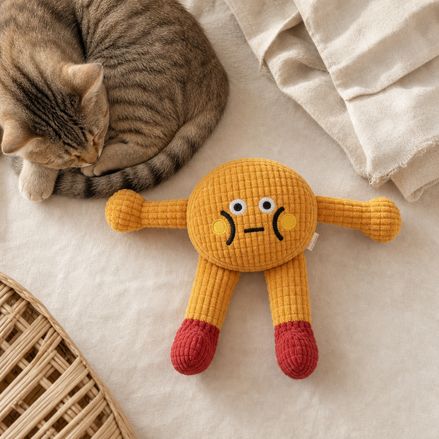 Orbly PurrPlay™ Squeaky Catnip Toy Set — Interactive Plush Chew Toys - G4