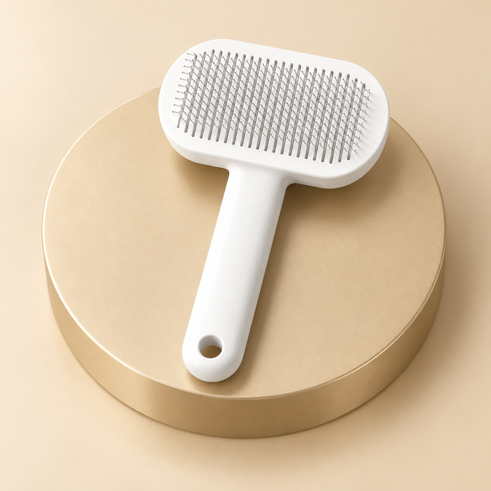Self-Cleaning Slicker Brush for Cats and Dogs