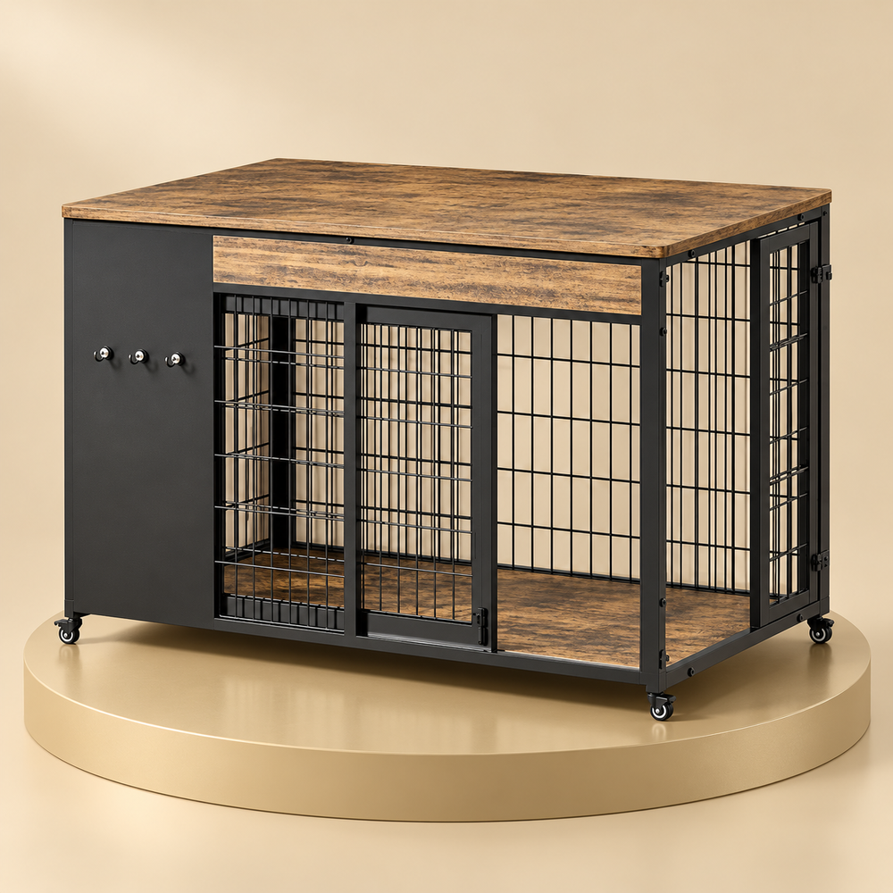 Sliding Door Dog Crate Table, 42 in
