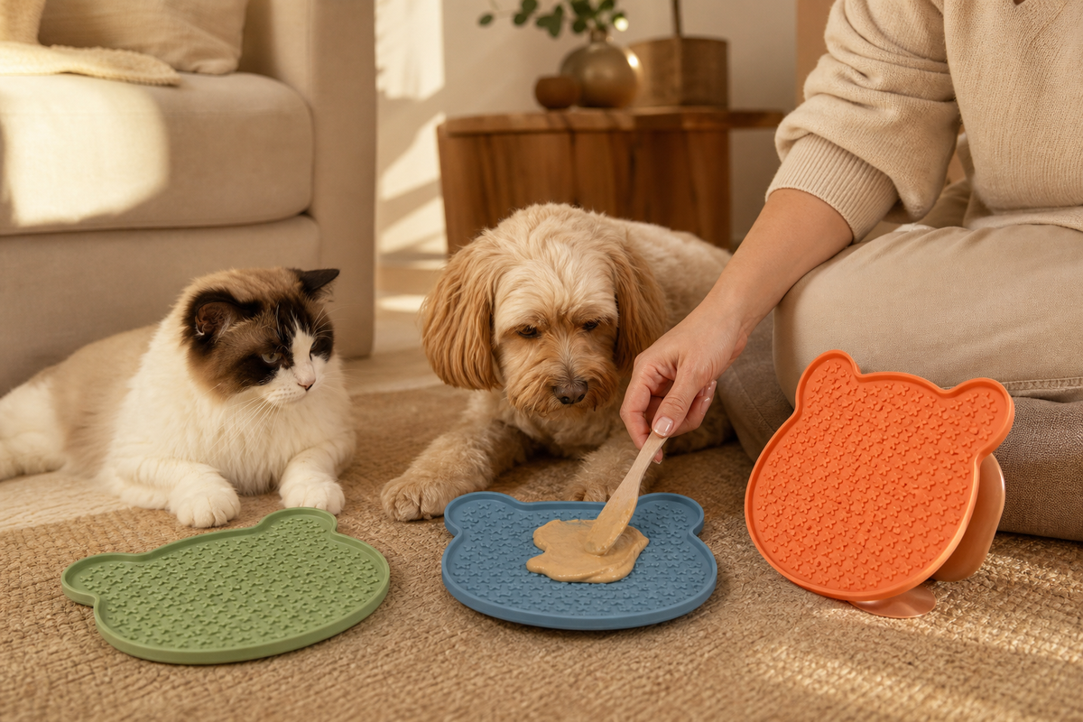 Orbly LickPad Enrichment Mat – premium routine and color variants