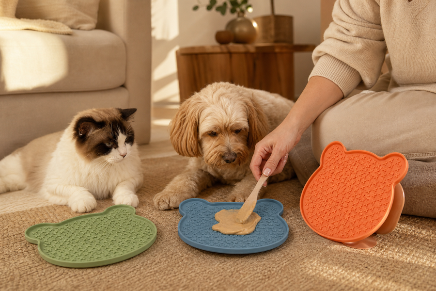 Orbly LickPad Enrichment Mat – premium routine and color variants